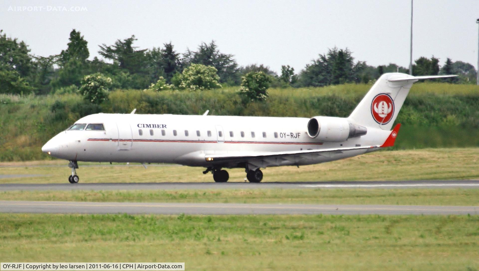 OY-RJF, 1993 Canadair CRJ-200LR (CL-600-2B19) C/N 7019, Copenhagen 16.6.11