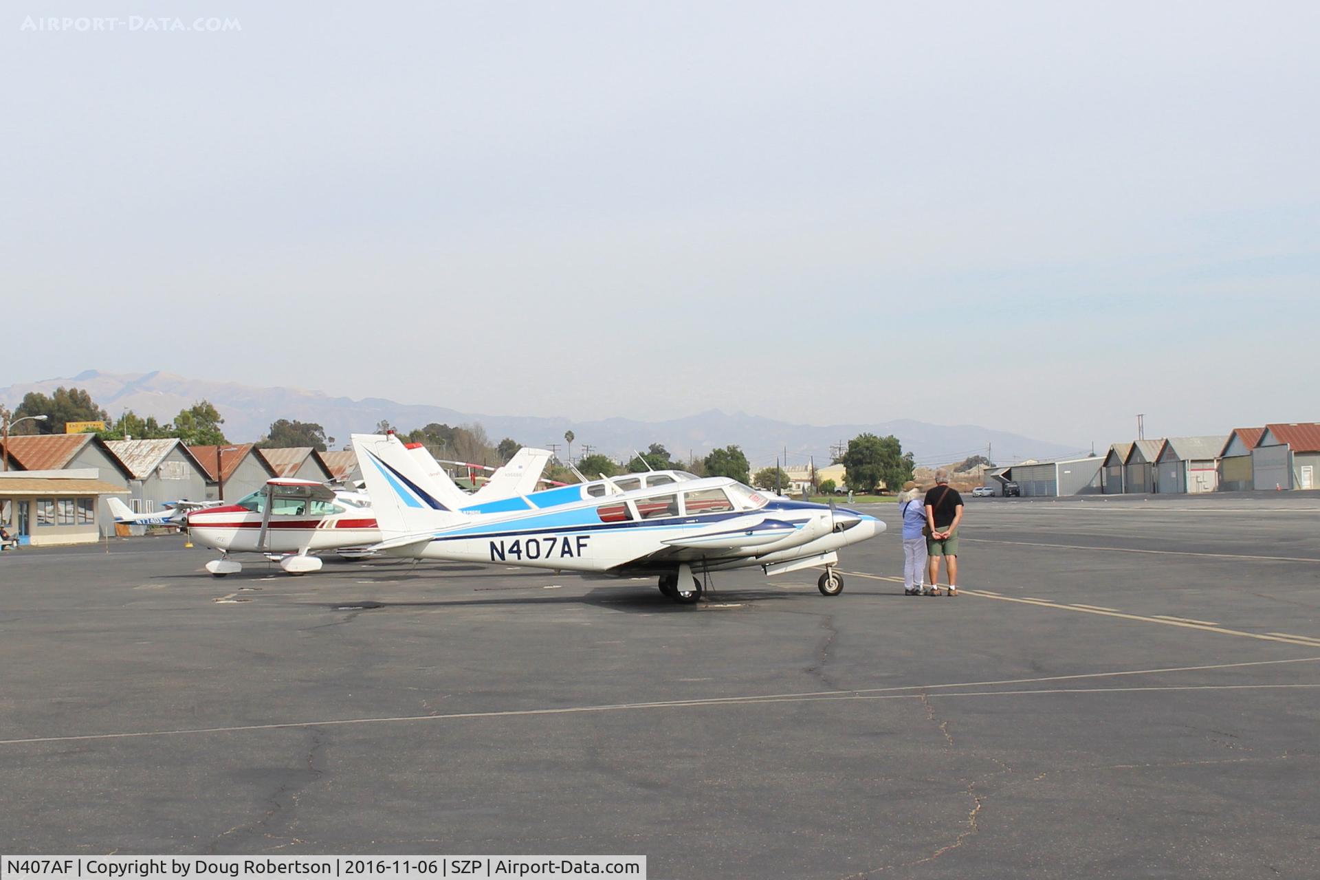N407AF, 1966 Piper PA-30 Twin Comanche Twin Comanche C/N 30-1285, 1966 Piper PA-30 TWIN COMANCHE, two Lycoming O-320s 160 Hp each