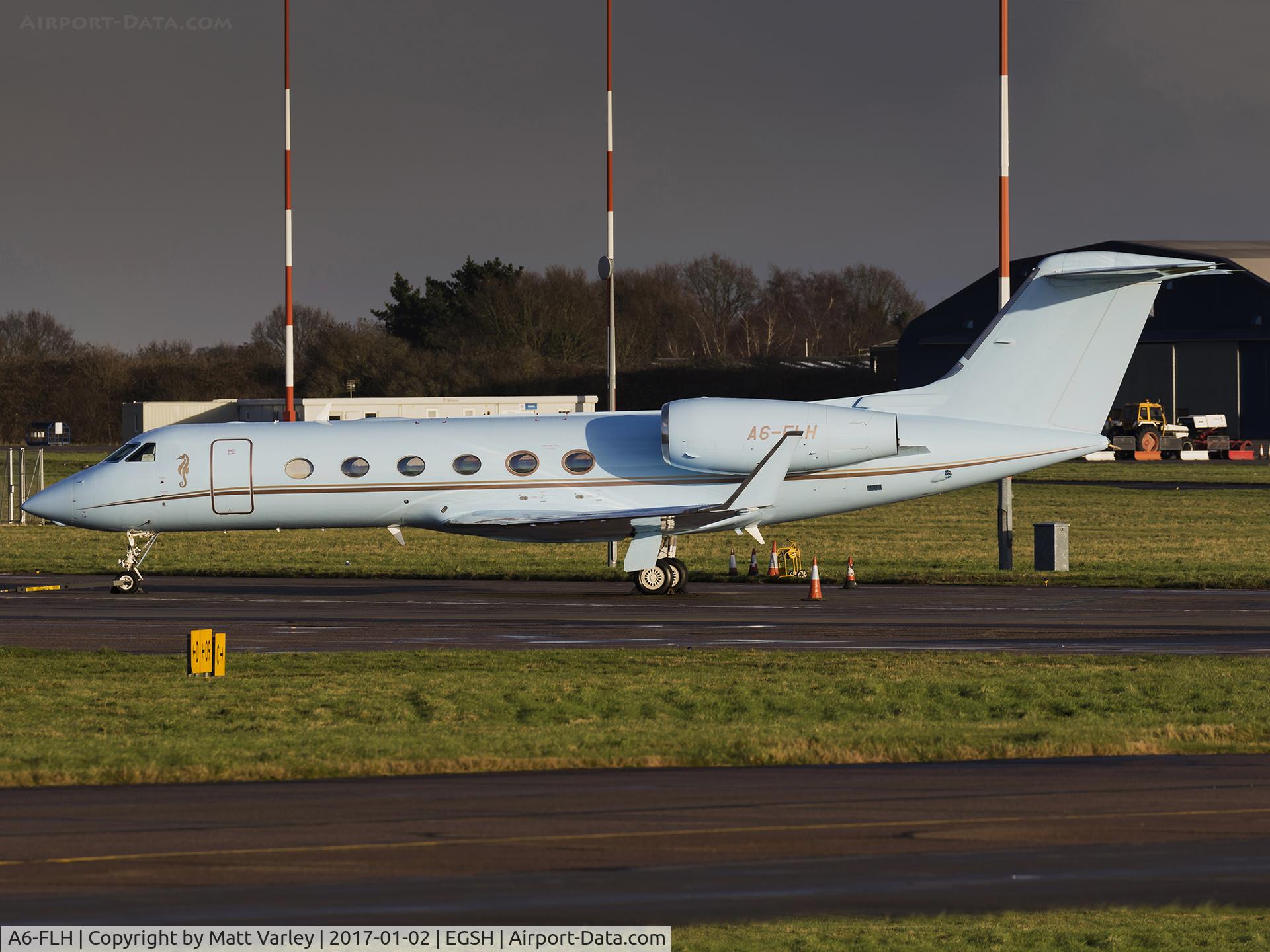 A6-FLH, 2009 Gulfstream Aerospace GIV-X (G450) C/N 4155, Sat on st7 @ NWI....