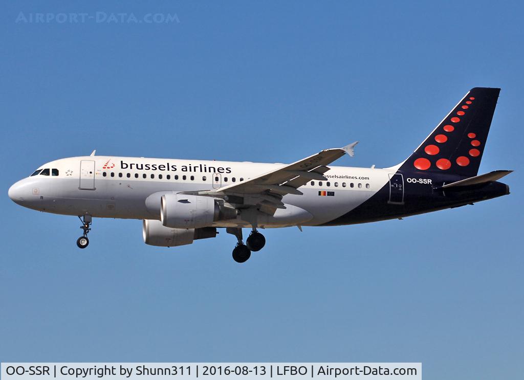 OO-SSR, 2010 Airbus A319-112 C/N 4275, Landing rwy 14R