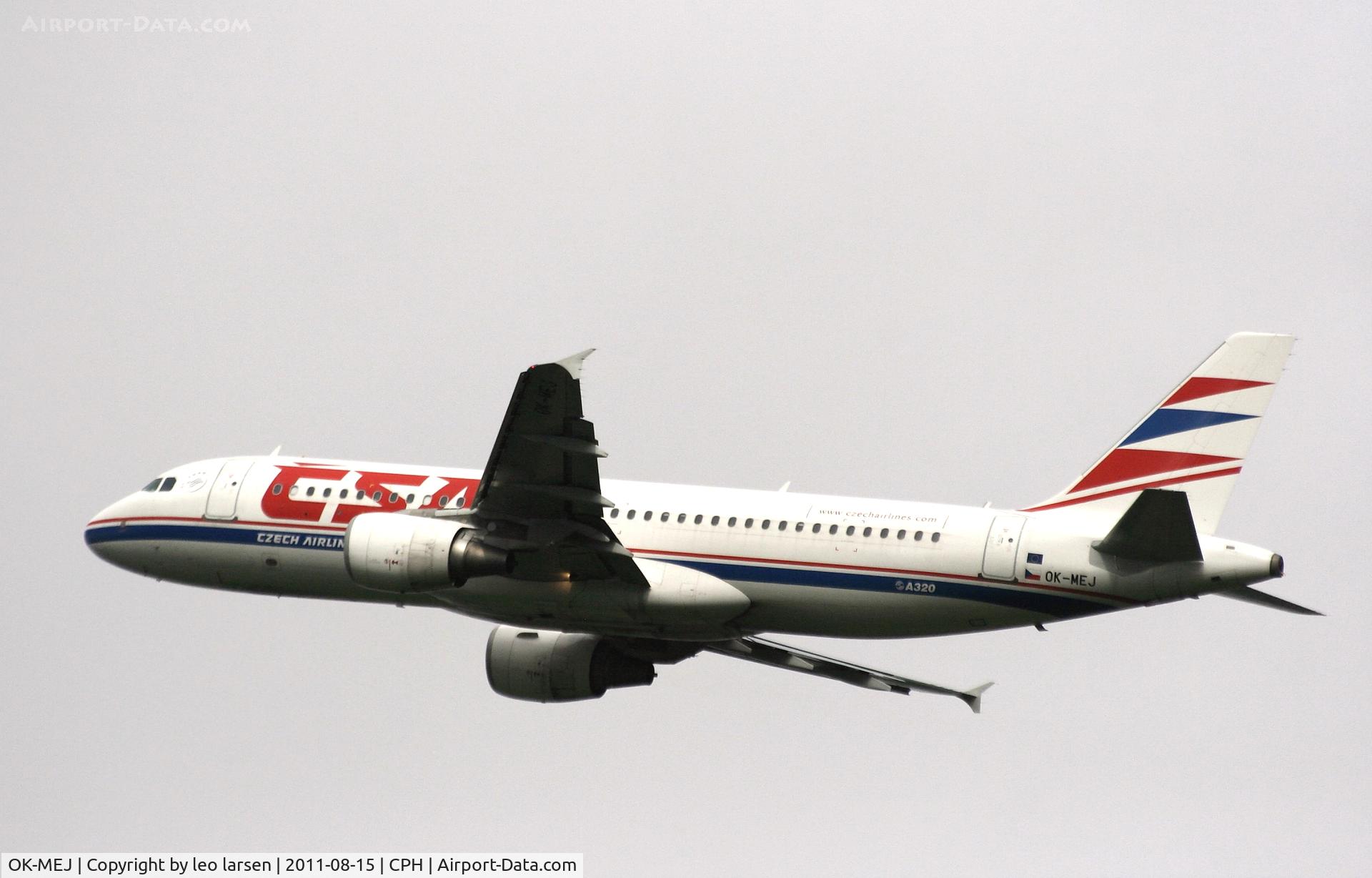 OK-MEJ, 2007 Airbus A320-214 C/N 3097, Copenhagen 15.8.11