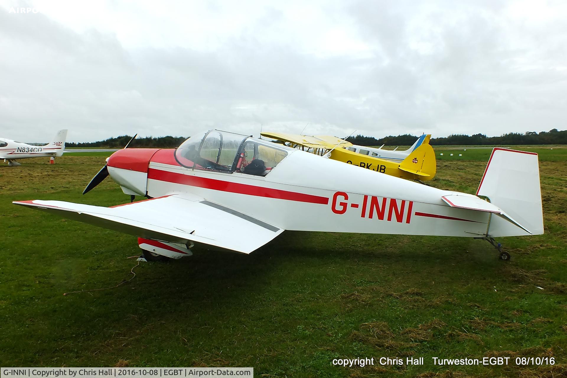 G-INNI, 1956 Wassmer (Jodel) D-112 Club C/N 540, at Turweston