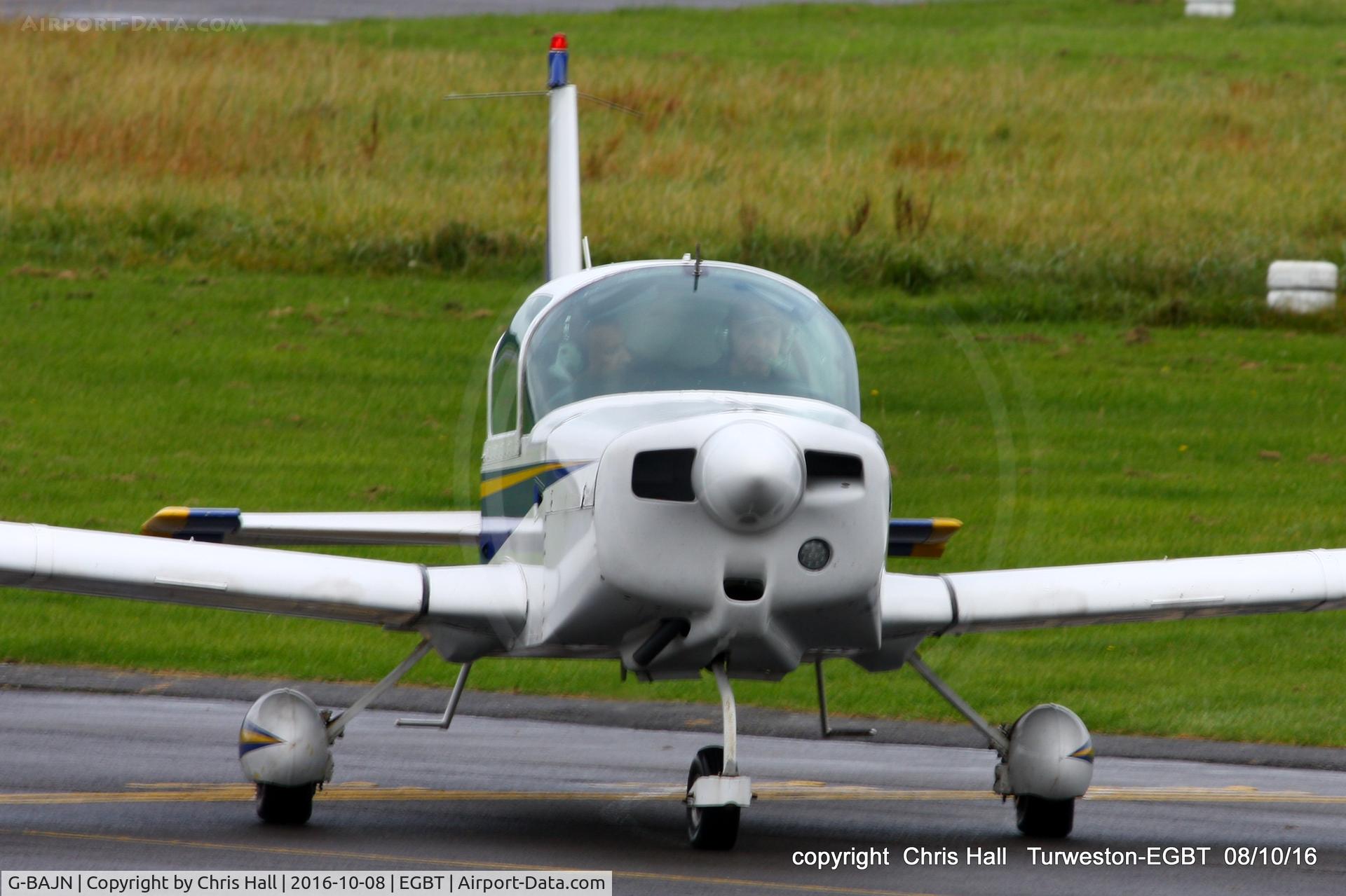 G-BAJN, 1972 American Aviation AA-5 Traveler C/N AA5-0259, at Turweston