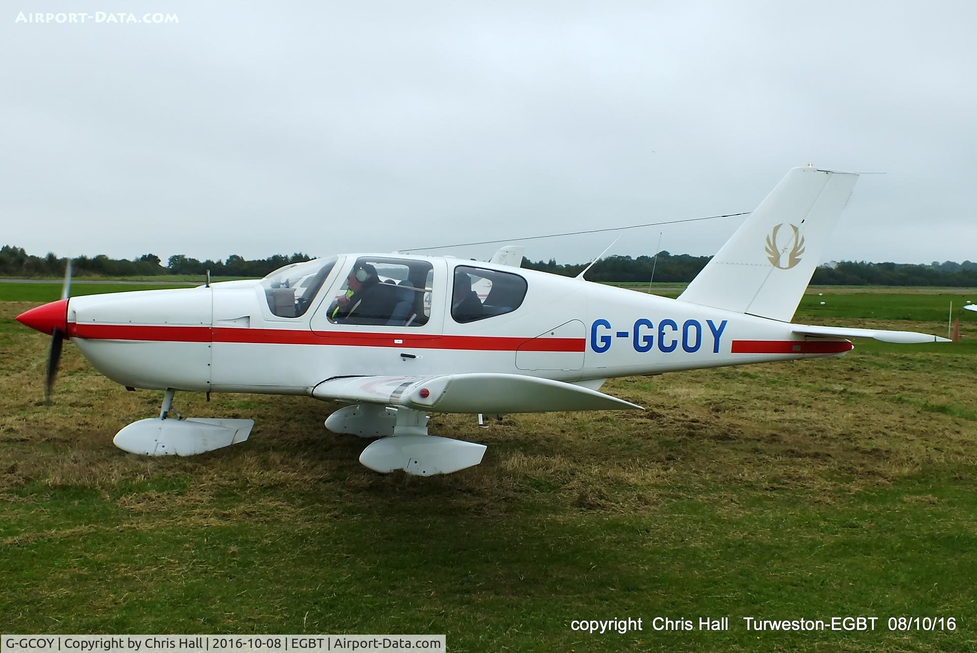 G-GCOY, 1981 Socata TB-9 Tampico C/N 233, at Turweston