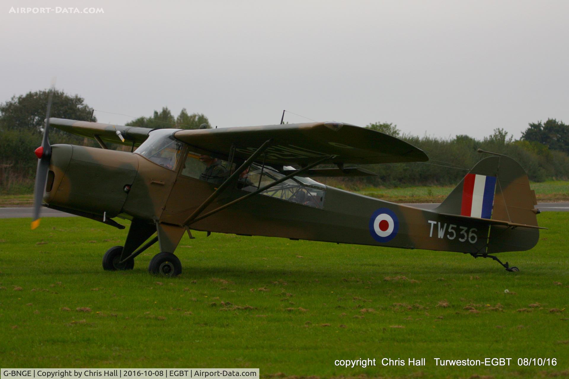G-BNGE, 1946 Auster AOP.6 C/N 1925, at Turweston