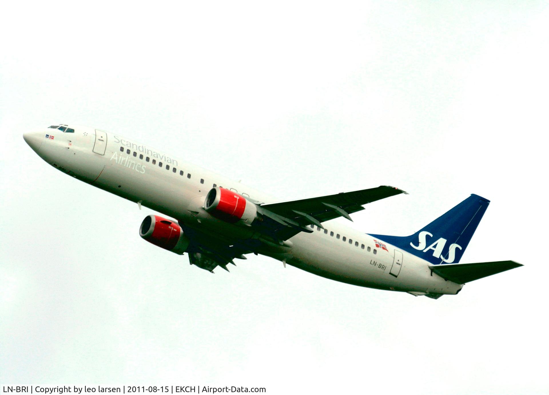 LN-BRI, 1990 Boeing 737-405 C/N 24644, Copenhagen 15..8.11
