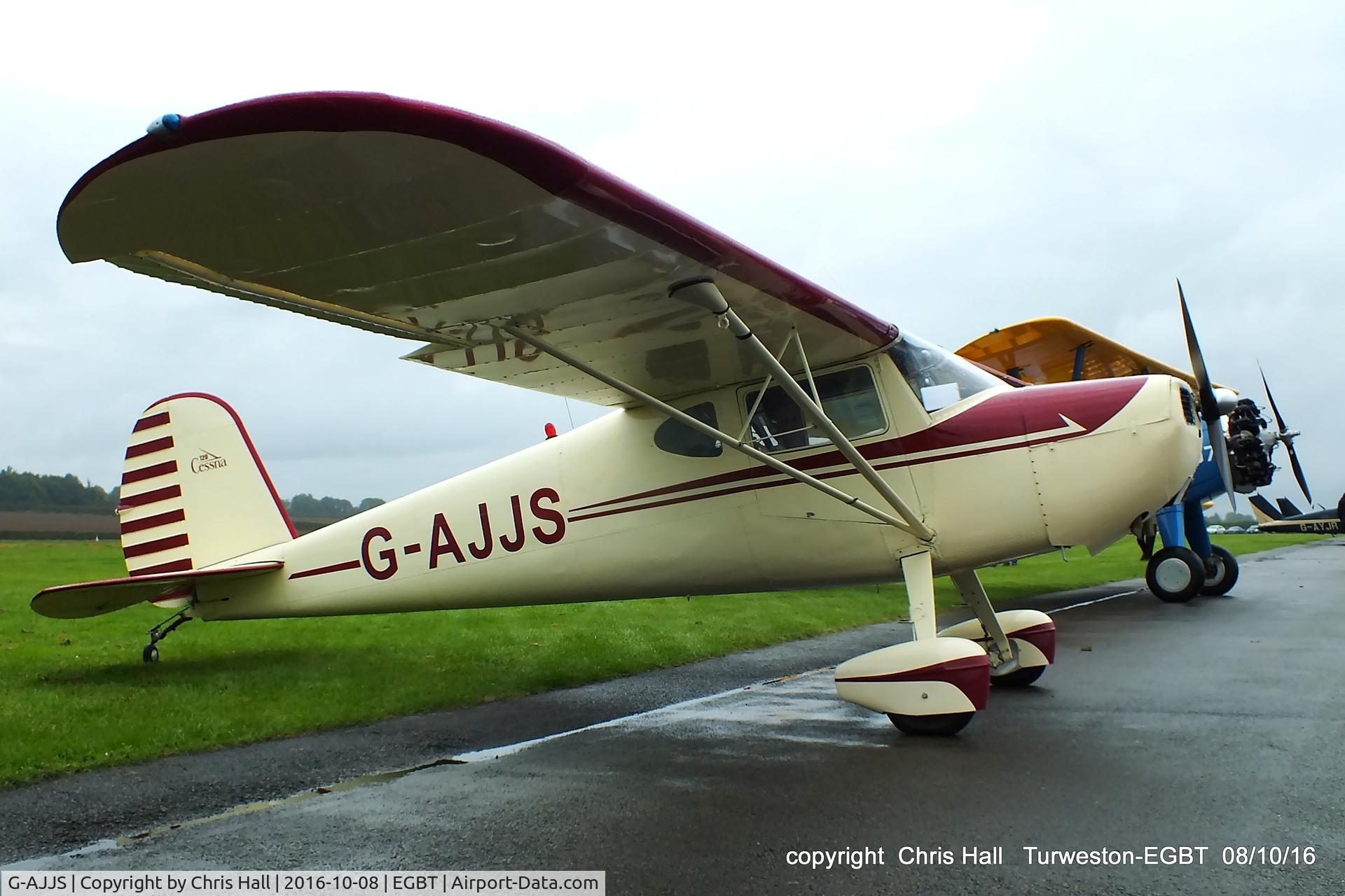 G-AJJS, 1947 Cessna 120 C/N 13047, at Turweston