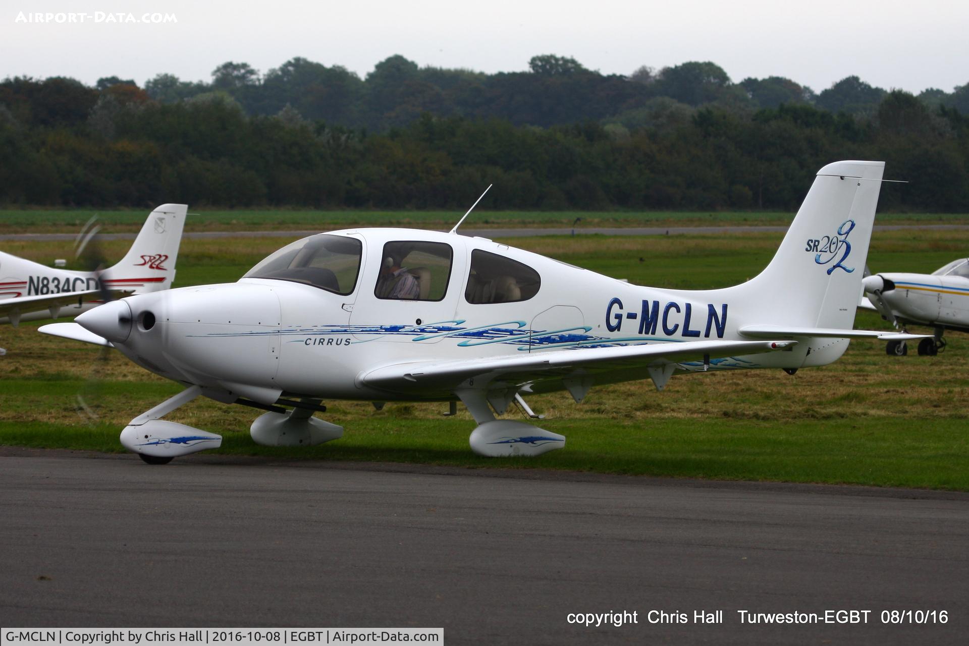 G-MCLN, 2006 Cirrus SR20 G2 C/N 1642, at Turweston
