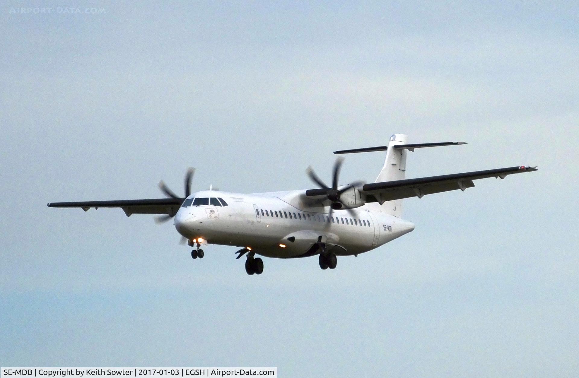 SE-MDB, 2008 ATR 72-212A C/N 822, Short finals