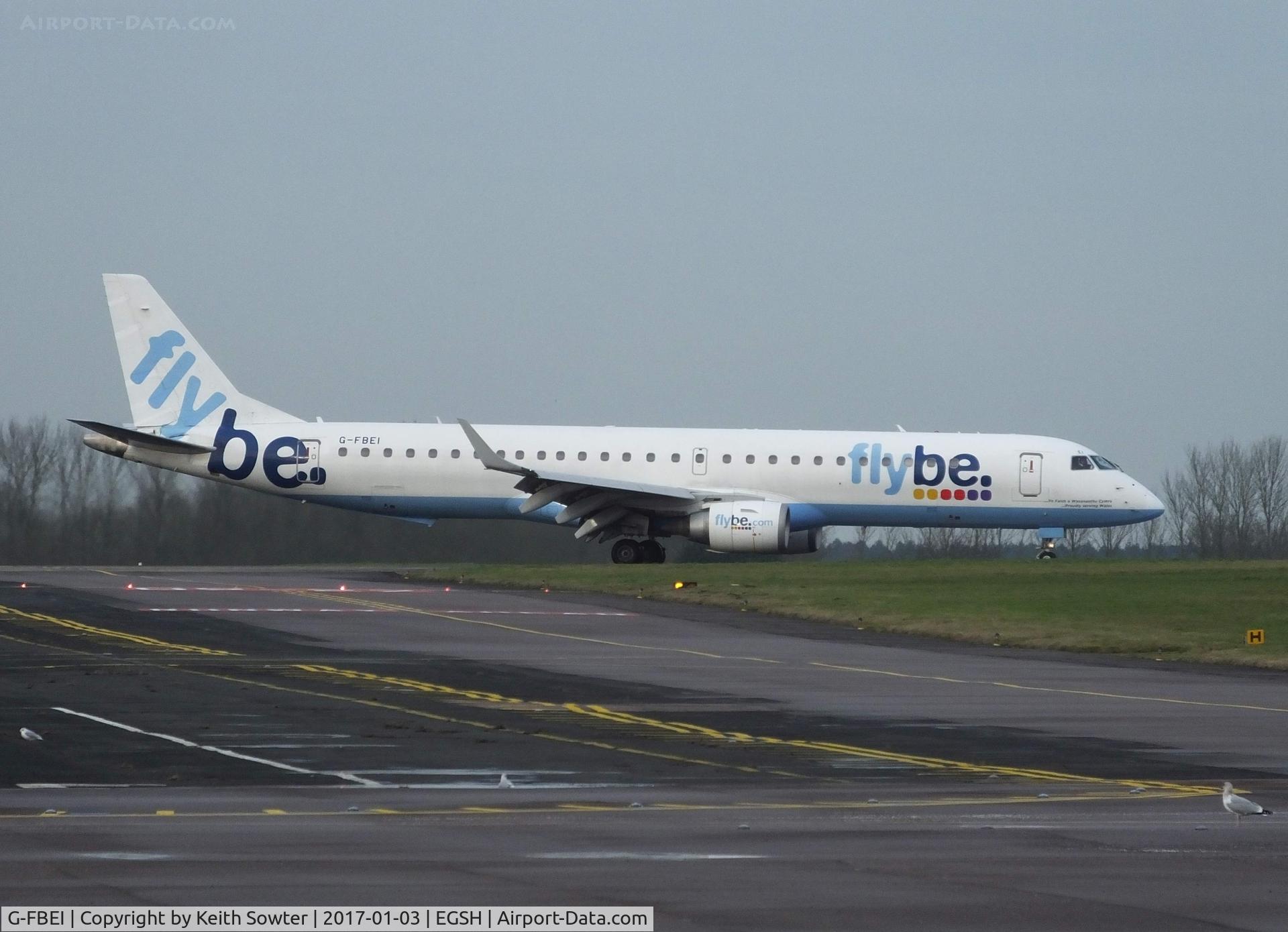 G-FBEI, 2007 Embraer 195LR (ERJ-190-200LR) C/N 19000143, Backtracking