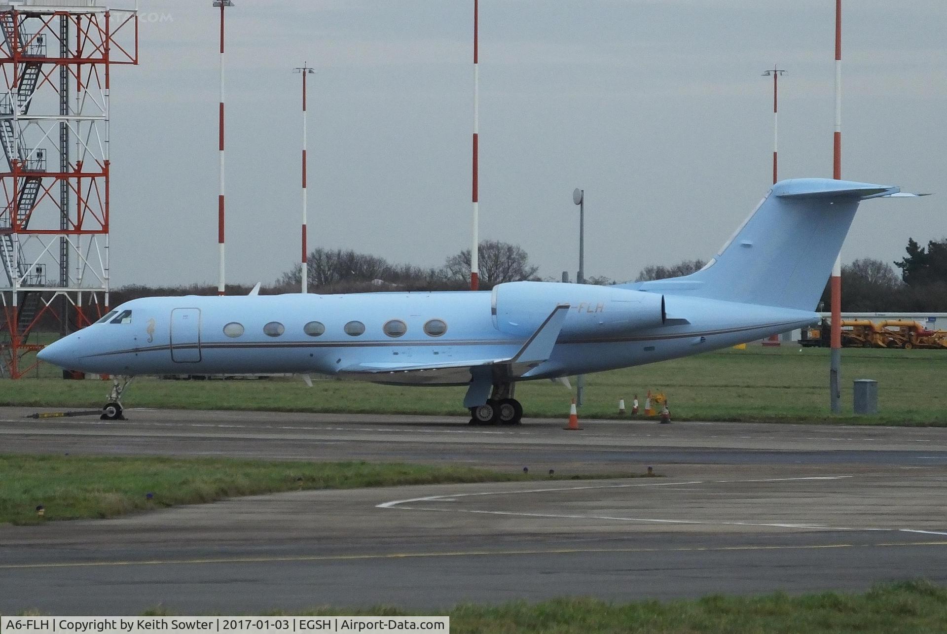 A6-FLH, 2009 Gulfstream Aerospace GIV-X (G450) C/N 4155, Parked on stand