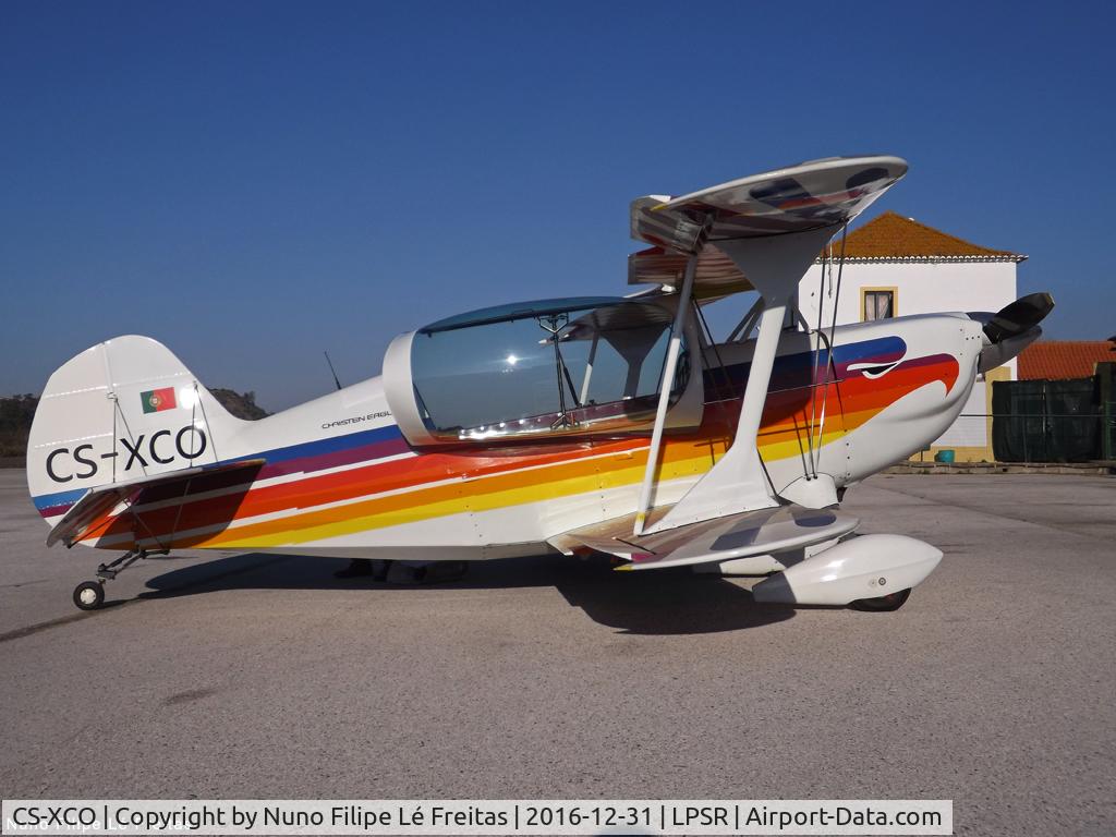 CS-XCO, 1989 Christen Eagle II C/N DHM001, Photo taken at the aerodrome of Santarém on day 31122106.