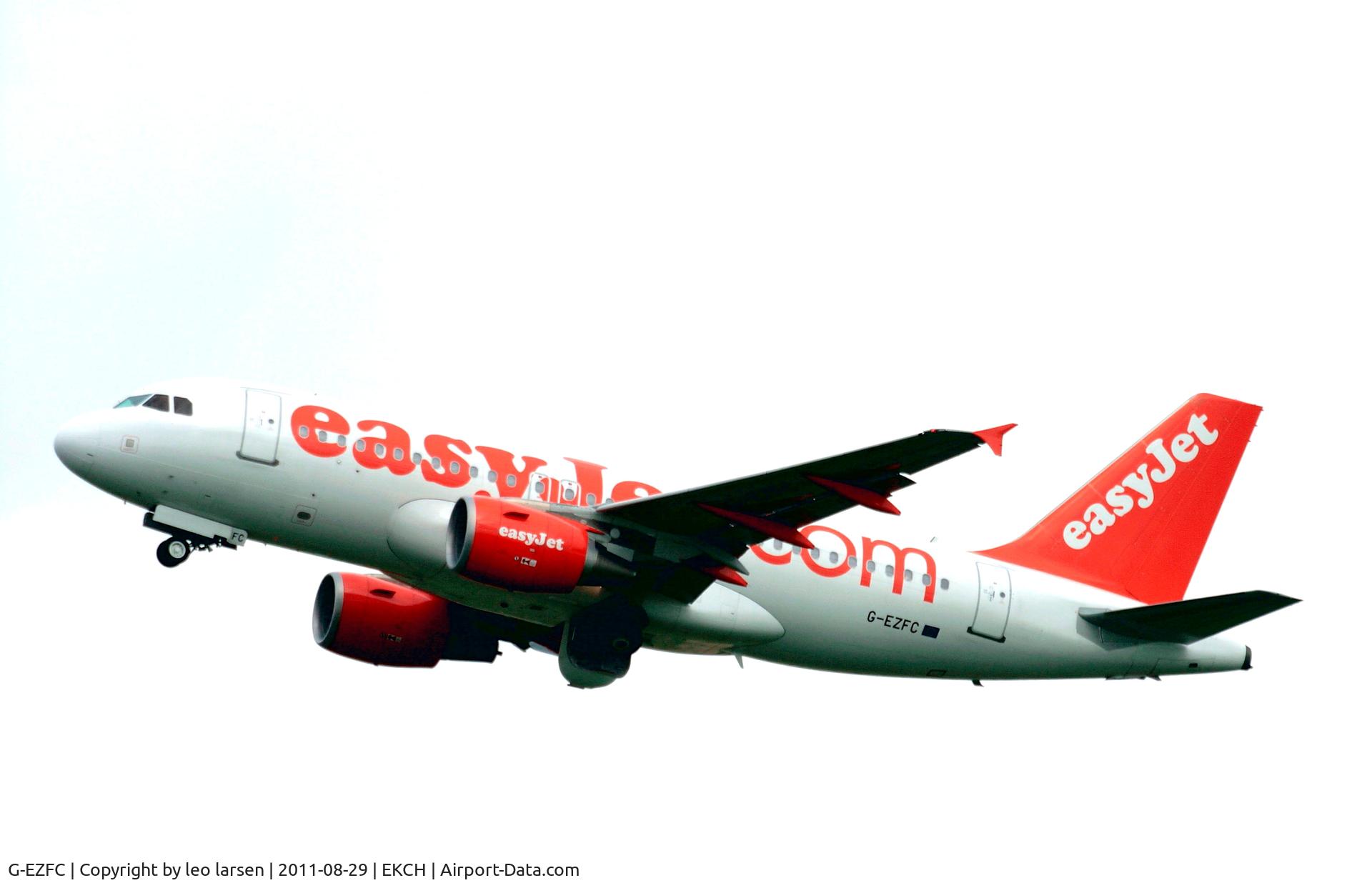 G-EZFC, 2009 Airbus A319-111 C/N 3808, Copenhagen 29.8.11