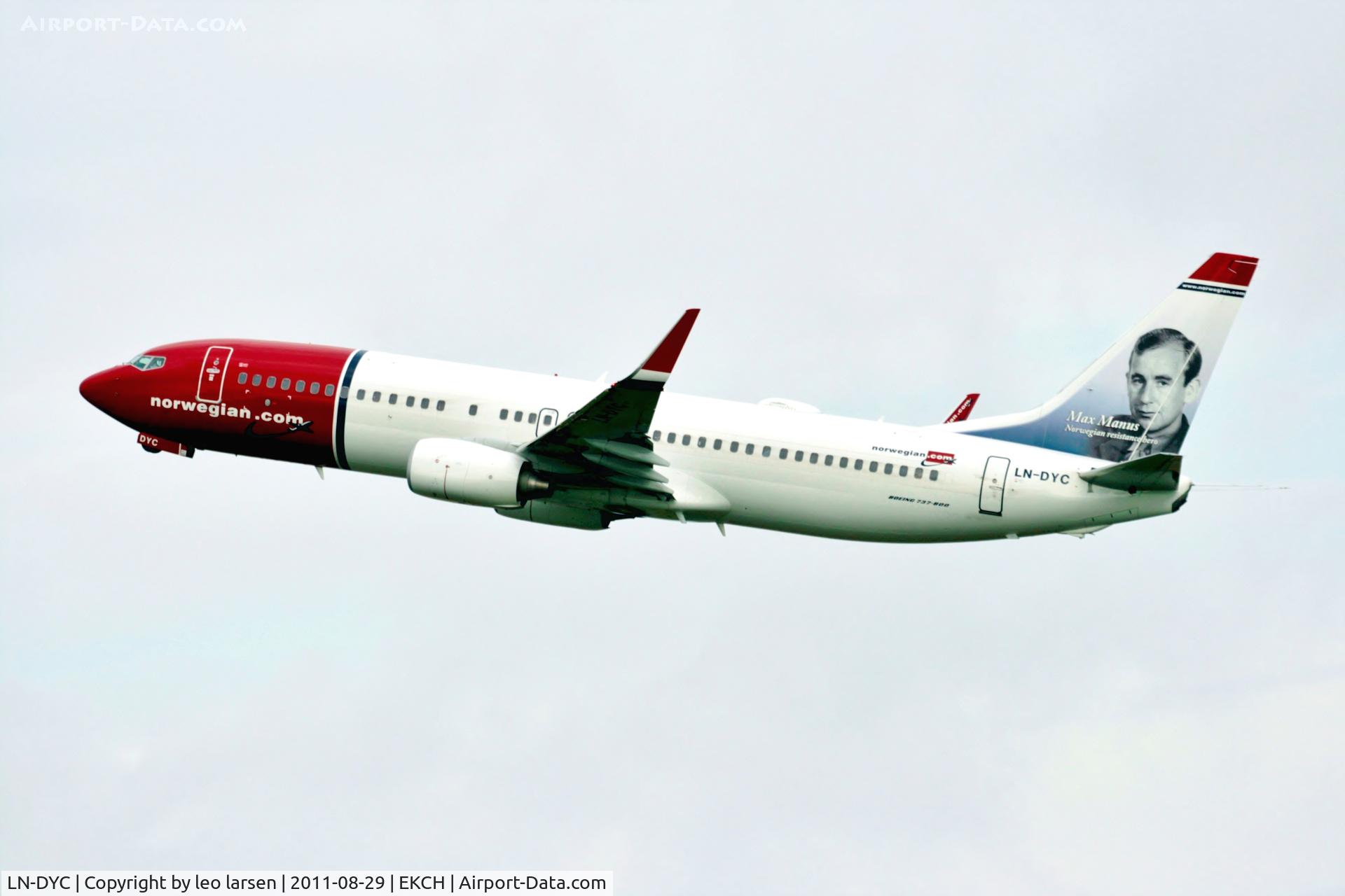 LN-DYC, 2010 Boeing 737-8JP C/N 39164, Copenhagen 29.8.11
