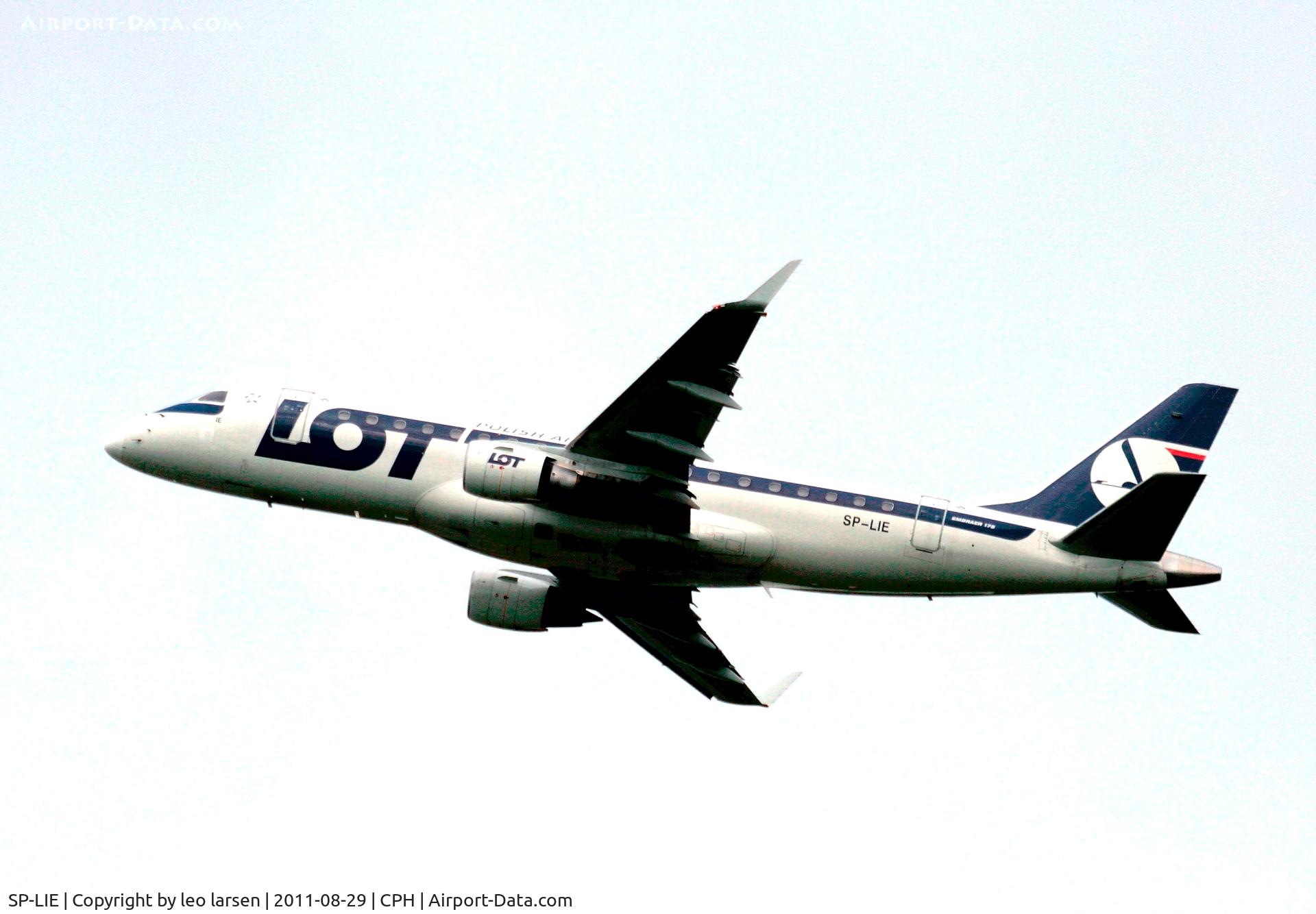SP-LIE, 2006 Embraer 175LR (ERJ-170-200LR) C/N 17000153, Copenhagen 29.8.11