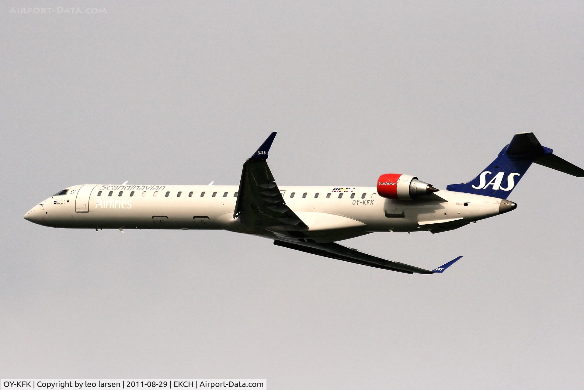 OY-KFK, 2009 Bombardier CRJ-900 (CL-600-2D24) C/N 15244, Copenhagen 29.8.11