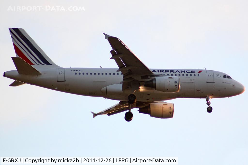 F-GRXJ, 2005 Airbus A319-115LR C/N 2456, Landing