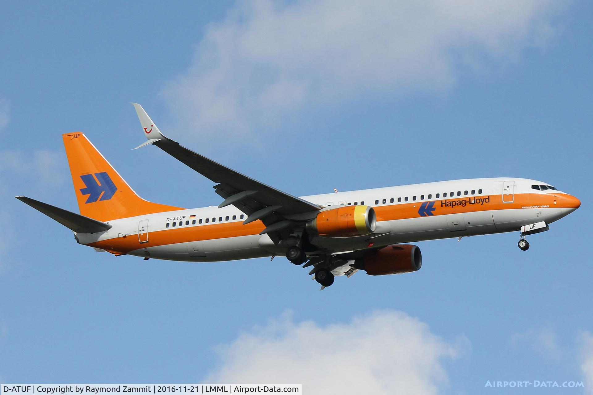 D-ATUF, 2006 Boeing 737-8K5 C/N 34687, B737-800 D-ATUF Hapag Lloyd
