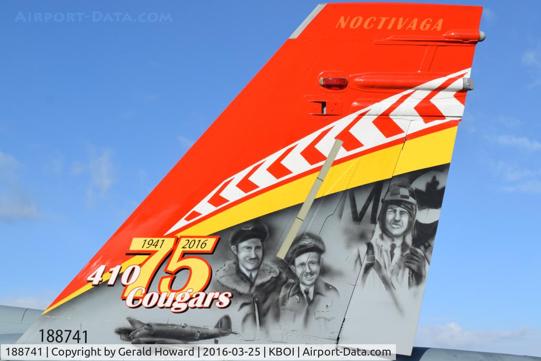 188741, McDonnell Douglas CF-188A Hornet C/N 0296/A241, Port Tail