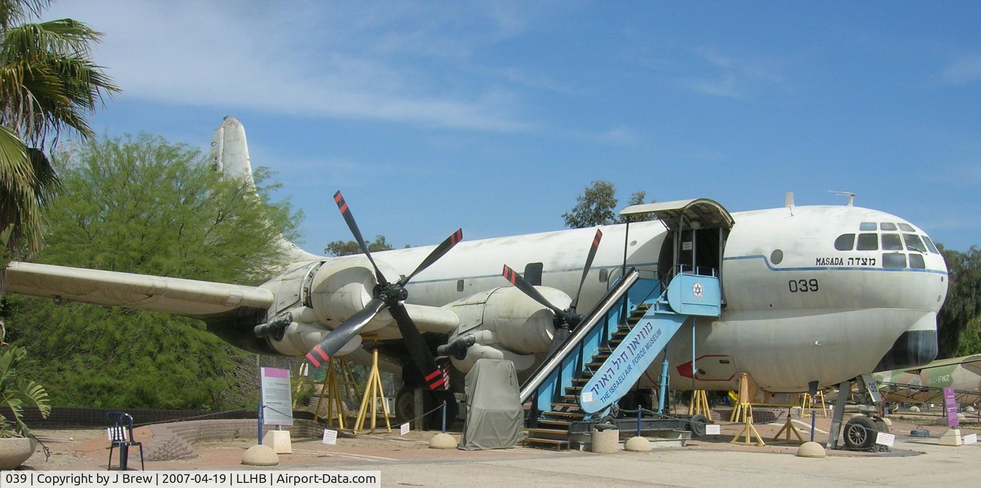 039, 1952 Boeing KC-97G Stratofreighter C/N 16767, Israeli Air Force KC-97G at Israeli Air Force Museum, Hatzerim Airbase.