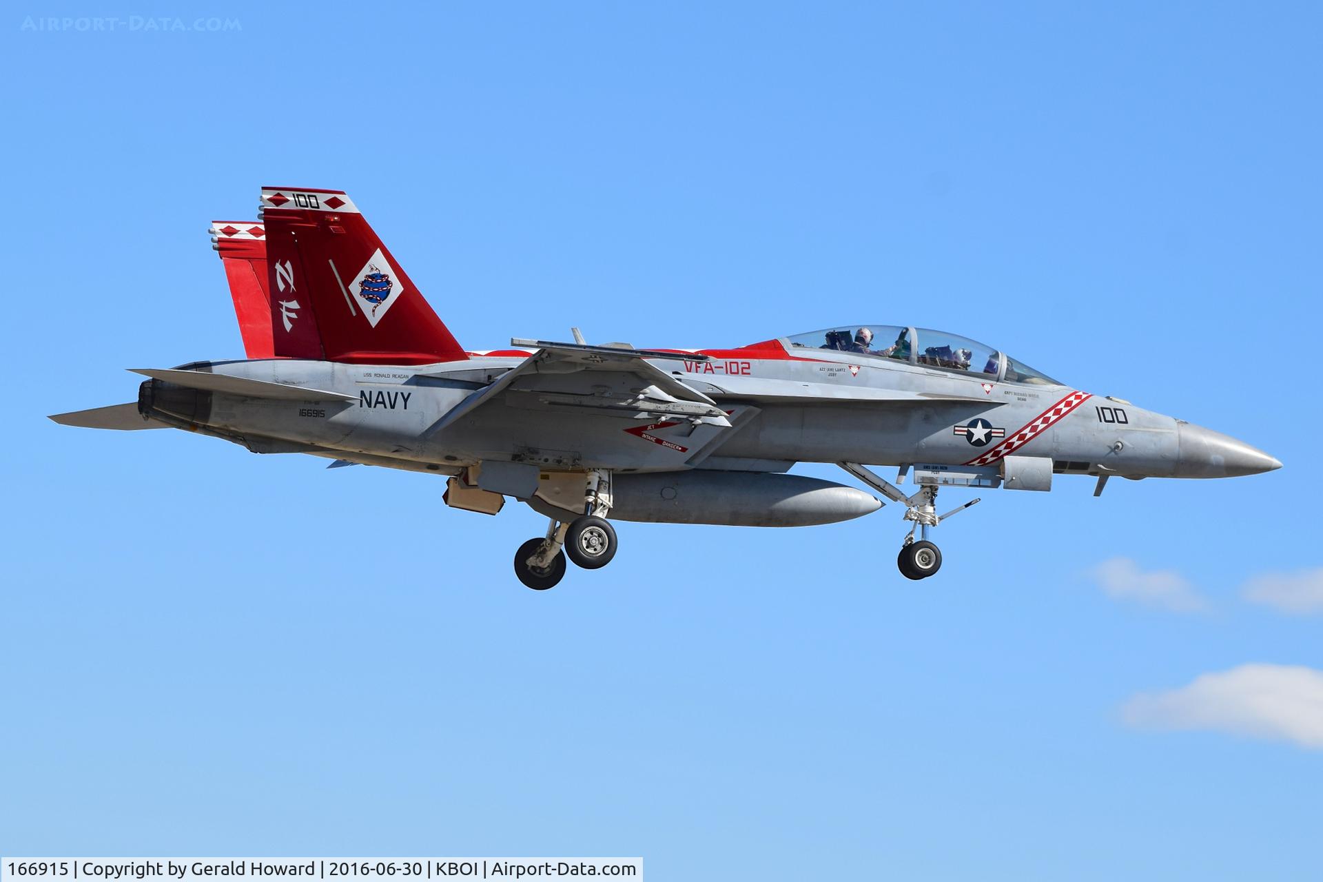 166915, Boeing F/A-18F Super Hornet C/N F223, VAF-102 “Diamondbacks”  NAF Atsugi, Japan. (CVW-5  USS Ronald Reagan)