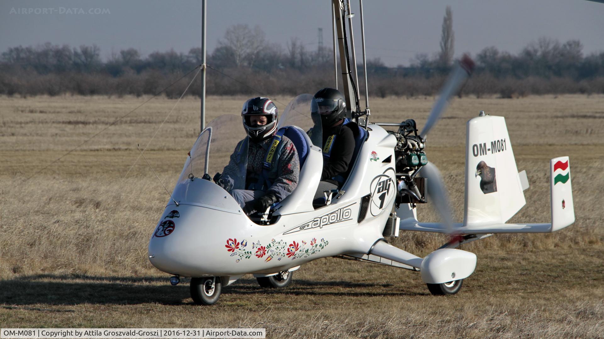 OM-M081, 2012 Apollo Ultralight Aircraft Apollo Gyro AG1, Balatonfökajár Airfield - year farewell flight