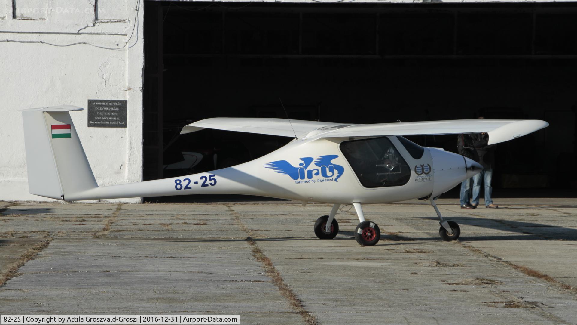 82-25, 2015 Pipistrel Virus C/N 181V9120405, Balatonfökajár Airfield - year farewell flight