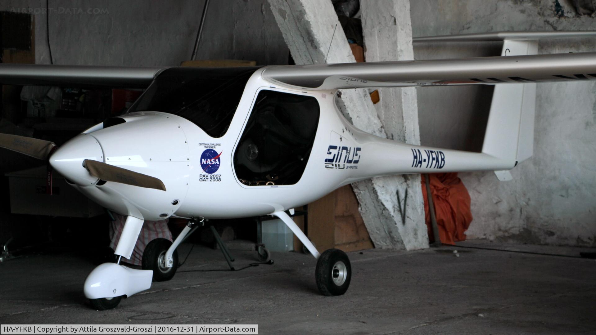 HA-YFKB, Pipistrel Sinus Flex C/N 602 SFN 912, Balatonfökajár Airfield - year farewell flight