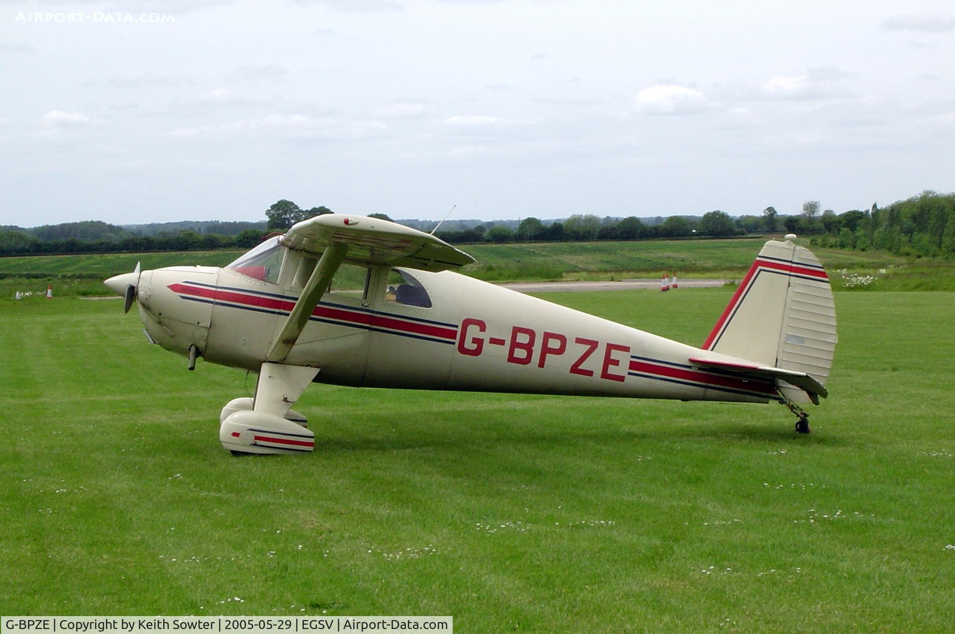G-BPZE, 1946 Luscombe 8E Silvaire C/N 3904, Old Buckenham fly in