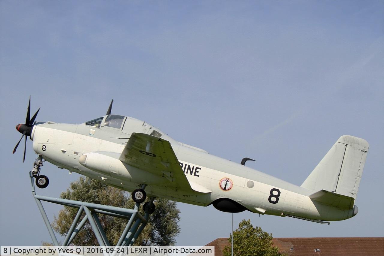 8, 1957 Breguet Br.1050 Alize C/N 8, Breguet Br.1050 Alize, Exposed at Albert Bignon roundabout, Rochefort-Soubise airport (LFXR)