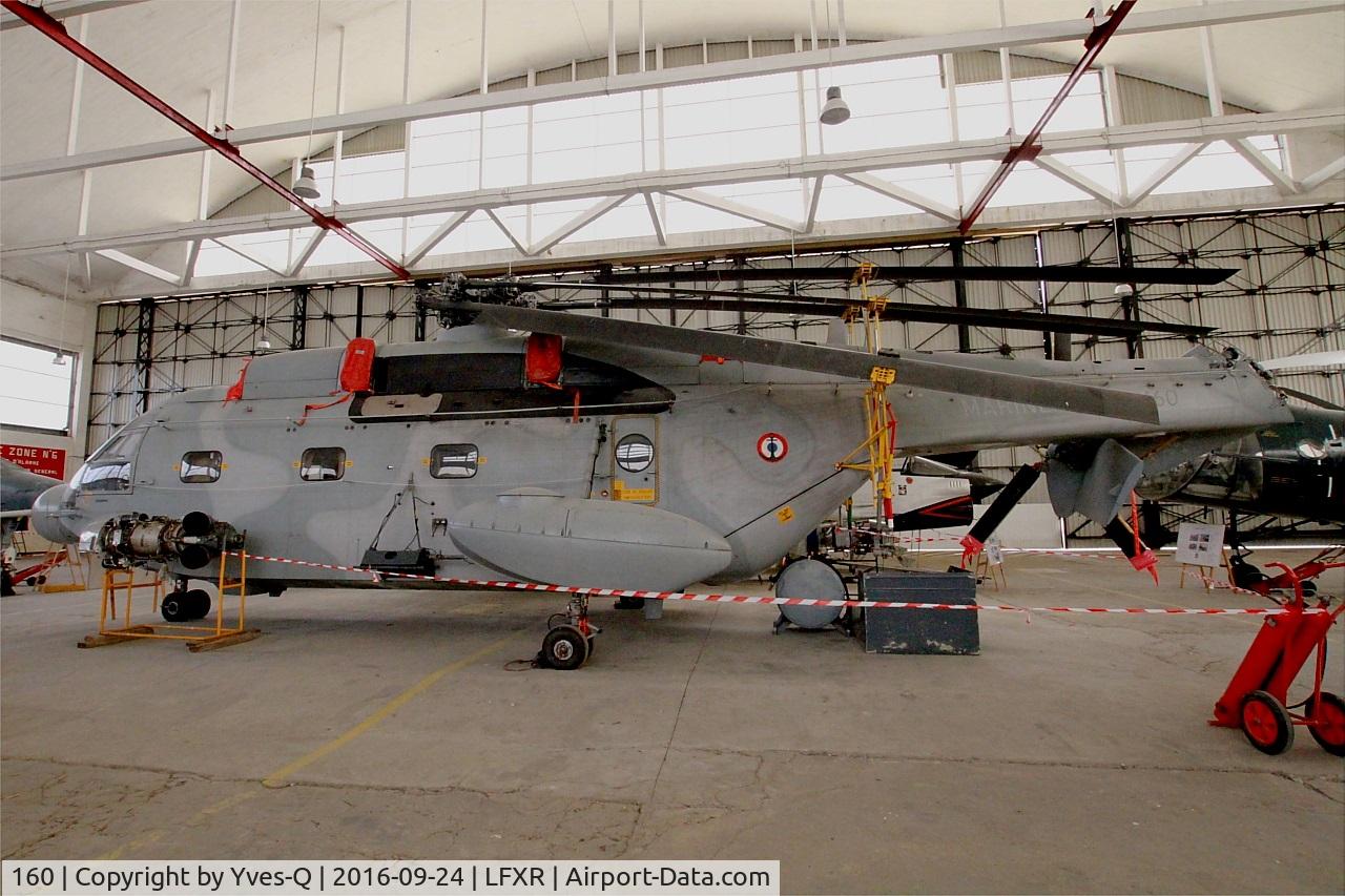 160, Aérospatiale SA-321G Super Frelon C/N 160, Aérospatiale SA-321G Super Frelon, Preserved at Naval Aviation Museum, Rochefort-Soubise airport (LFXR)
