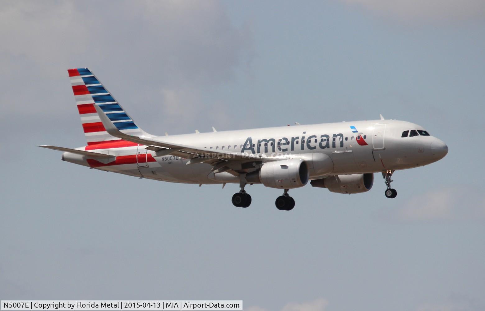 N5007E, 2013 Airbus A319-112 C/N 5781, American