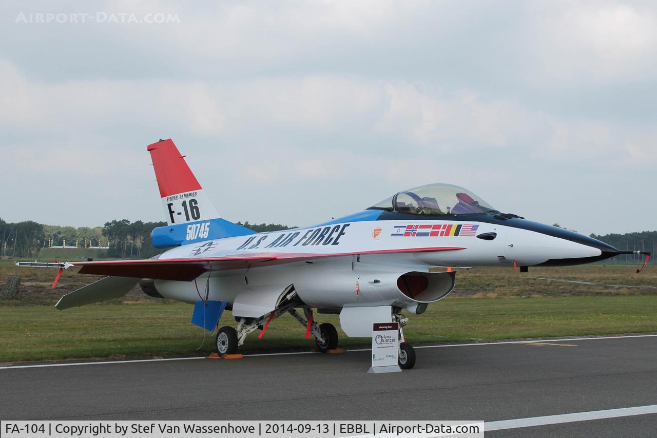 FA-104, 1987 SABCA F-16AM Fighting Falcon C/N 6H-104, Belgain Airforce Days.