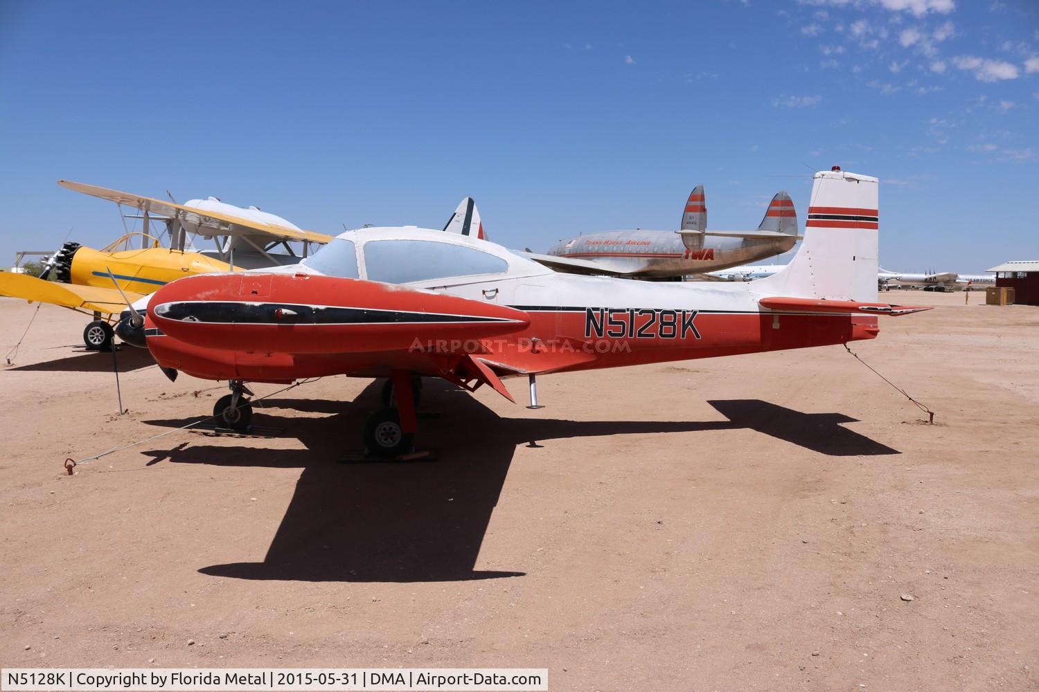 N5128K, Riley-Temco D-16 Twin Navion C/N TTN-29 (NAV-4-2028B), Twin Navion