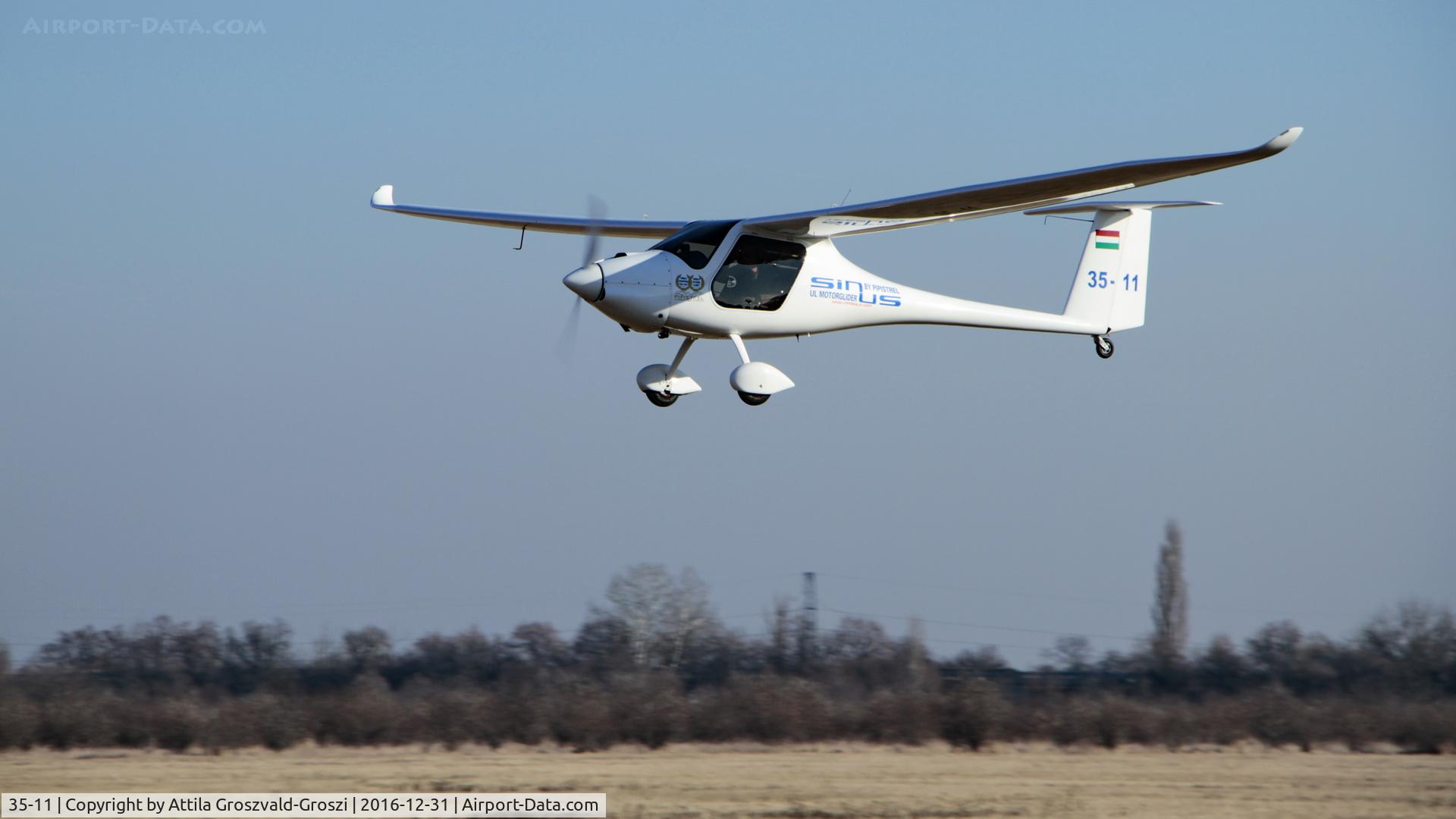 35-11, Pipistrel Sinus 912 C/N ., Balatonfökajár Airfield - year farewell flight