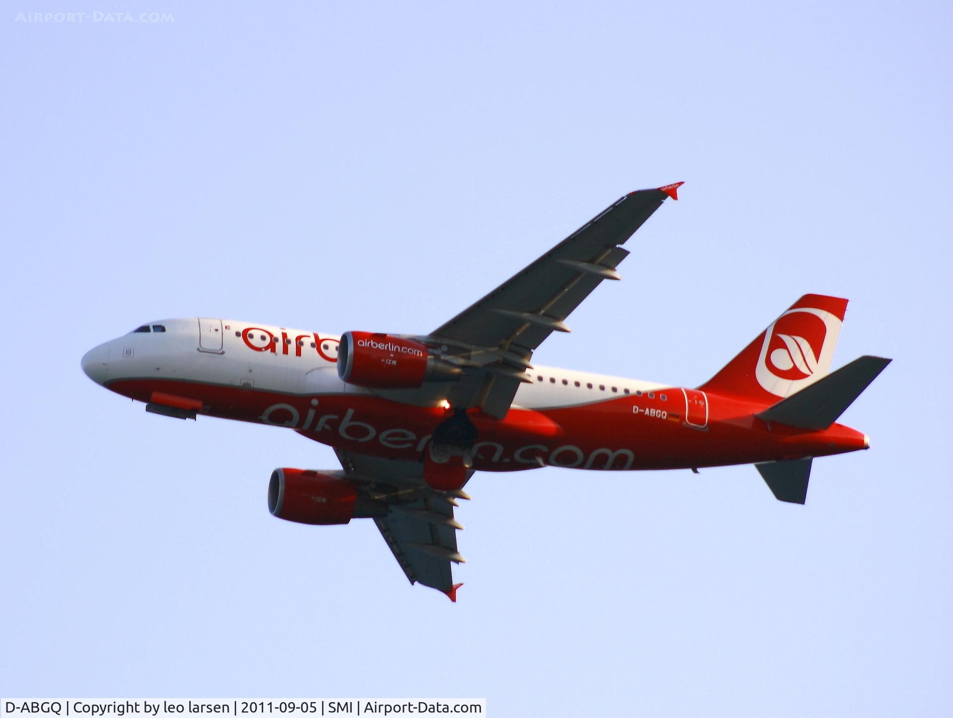D-ABGQ, 2008 Airbus A319-112 C/N 3700, Samos SMI 5.9.11