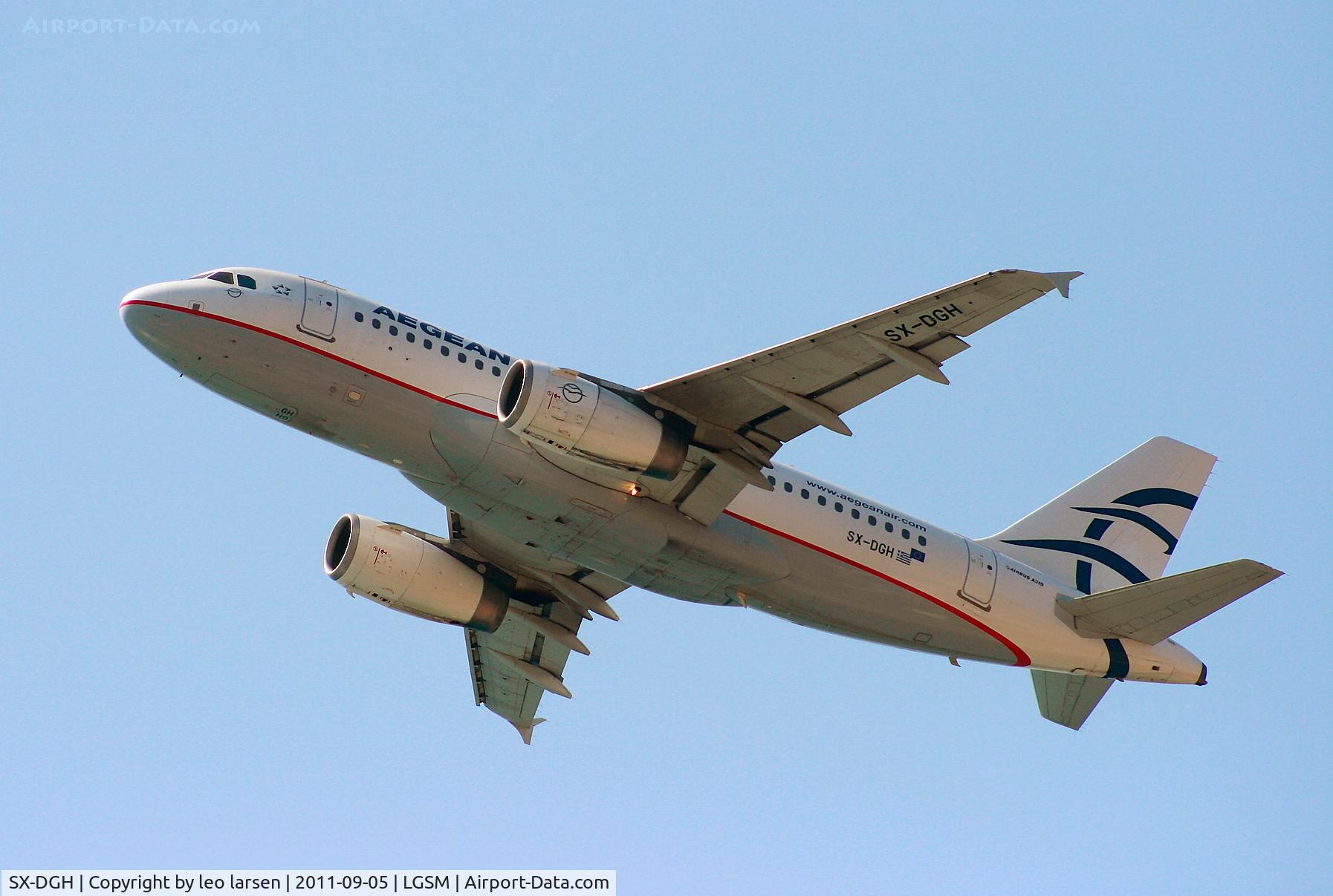 SX-DGH, 2011 Airbus A319-132 C/N 1880, Samos SMI 5.9.11