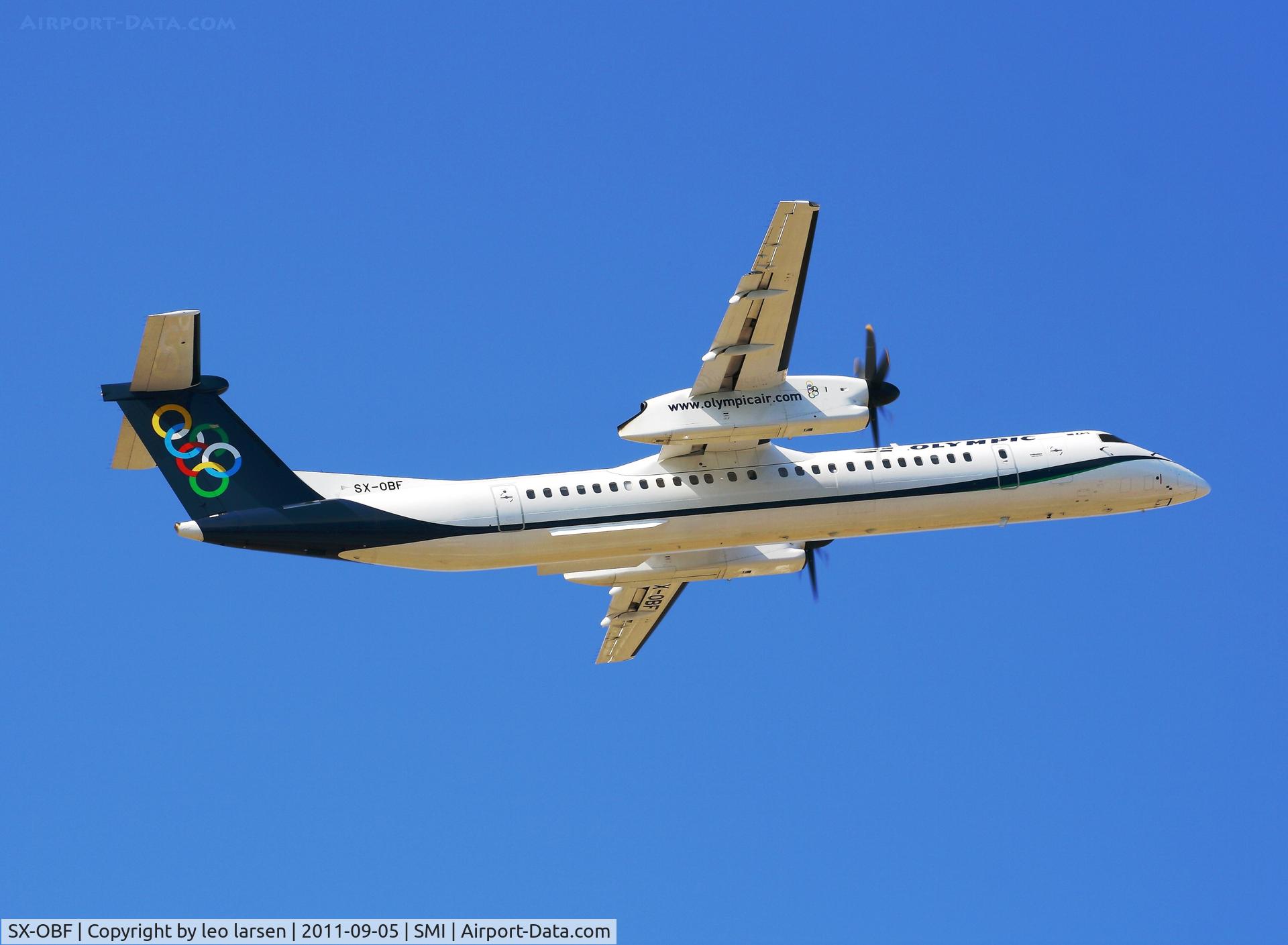 SX-OBF, 2010 De Havilland Canada DHC-8-402Q Dash 8 C/N 4318, Samos 5.9.11