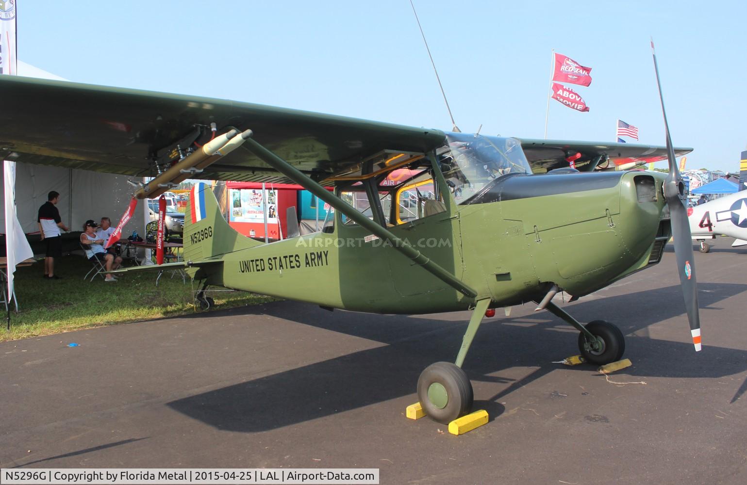 N5296G, 1951 Cessna 305A C/N 21616, Cessna O-1