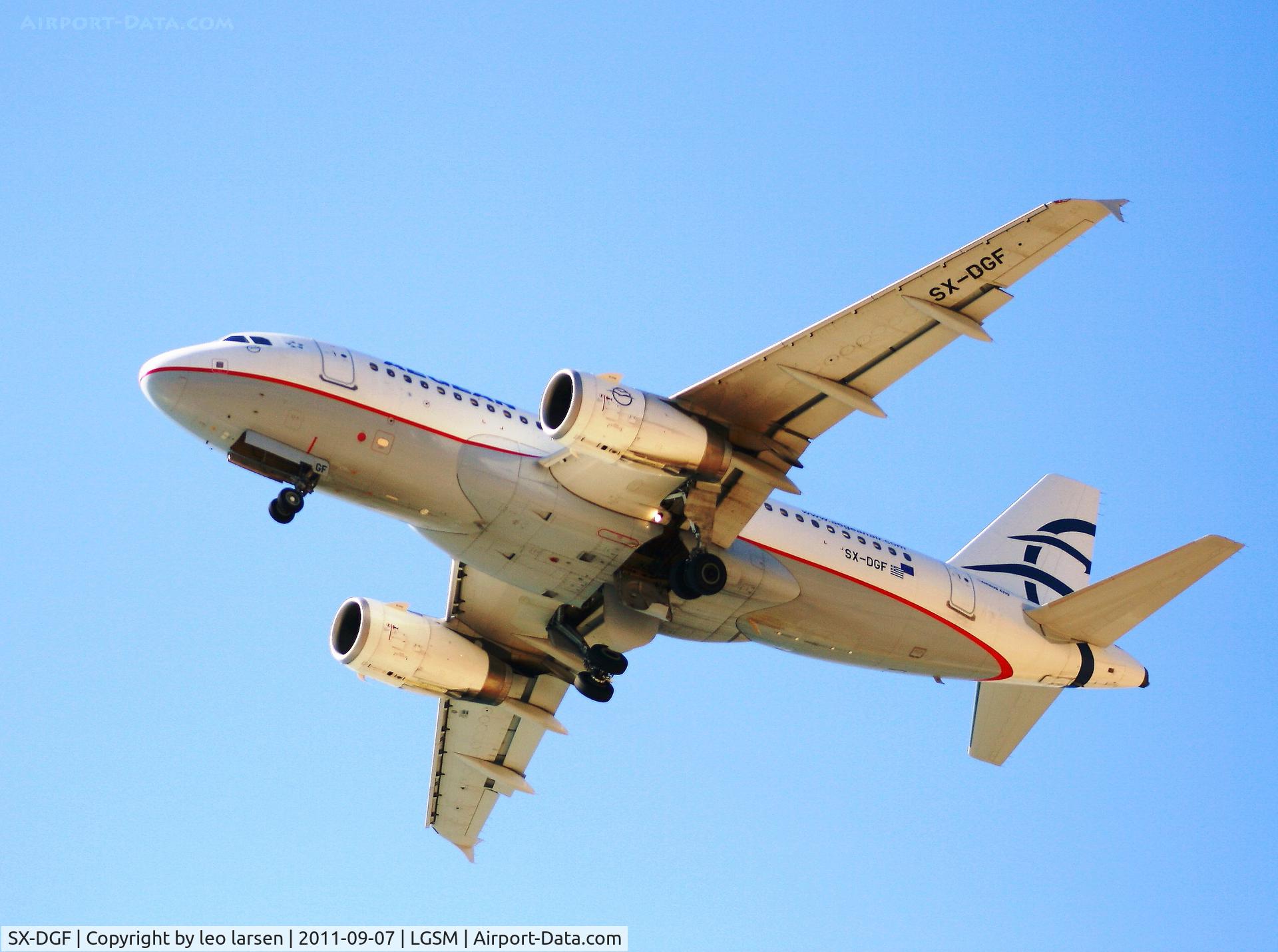SX-DGF, 2005 Airbus A319-132 C/N 2468, Samos 7.9.11