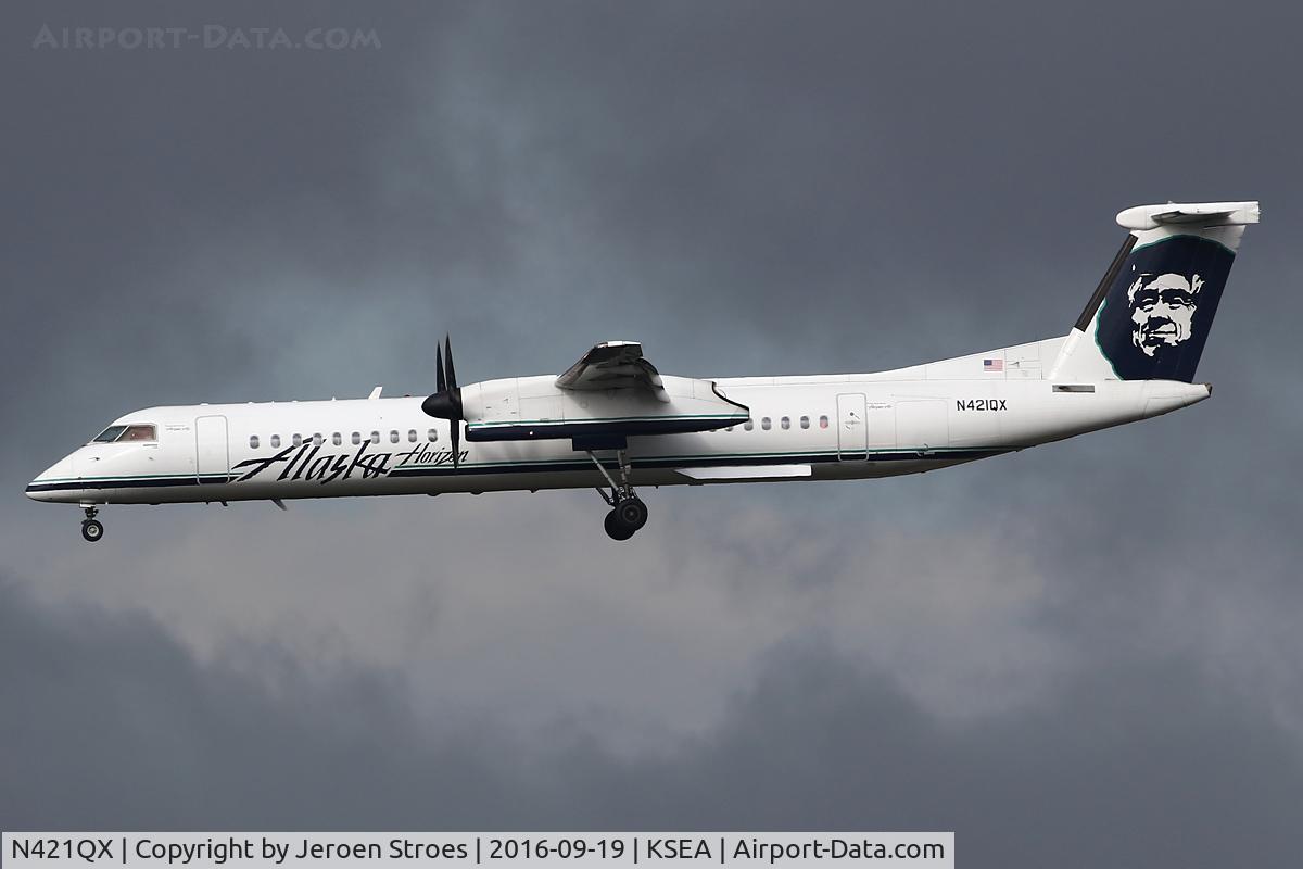 N421QX, 2007 De Havilland Canada DHC-8-402 Dash 8 C/N 4149, ksea