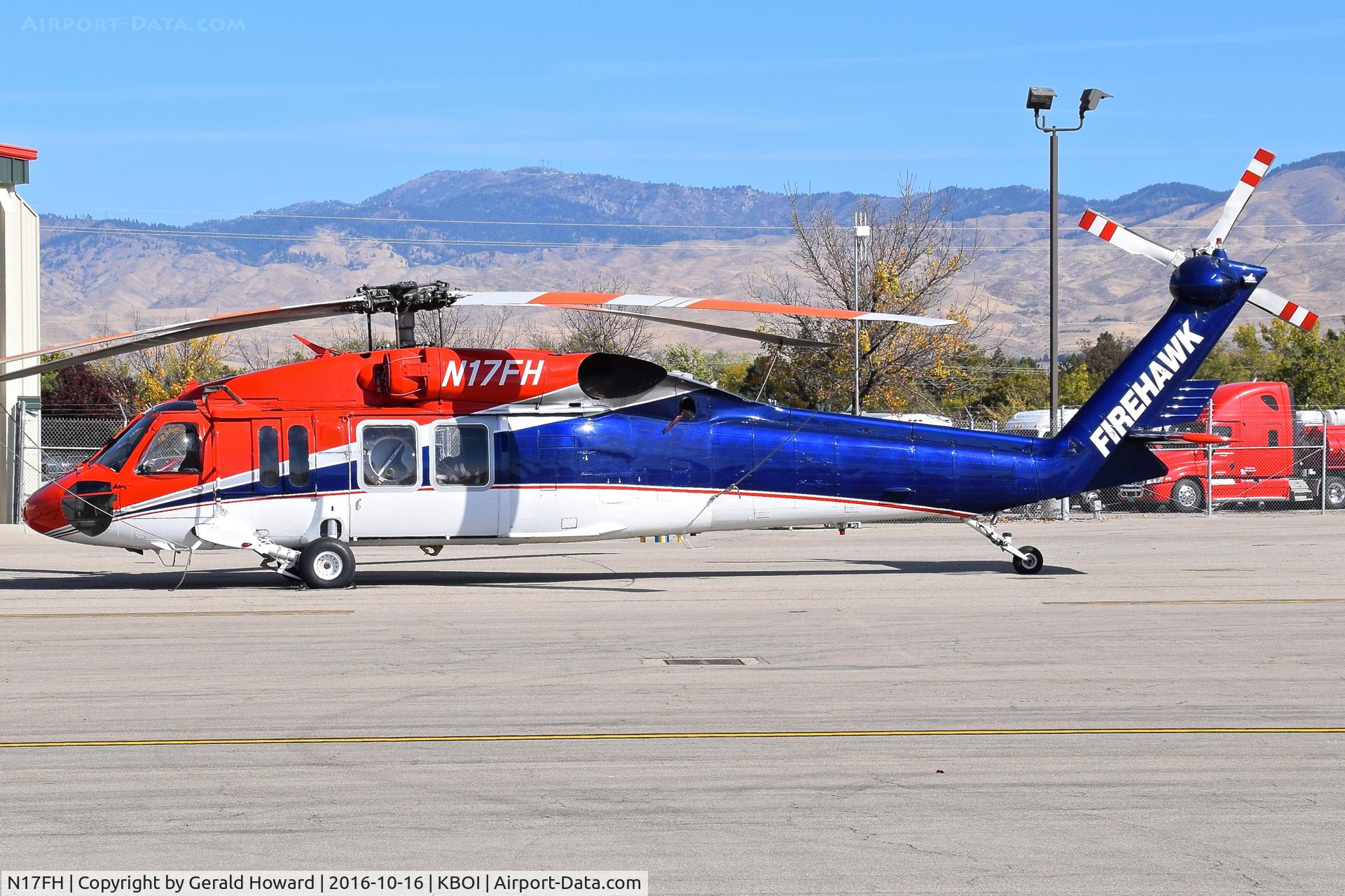 N17FH, 1980 Sikorsky UH-60A Black Hawk C/N 70.227, Parked on Firehawk ramp.