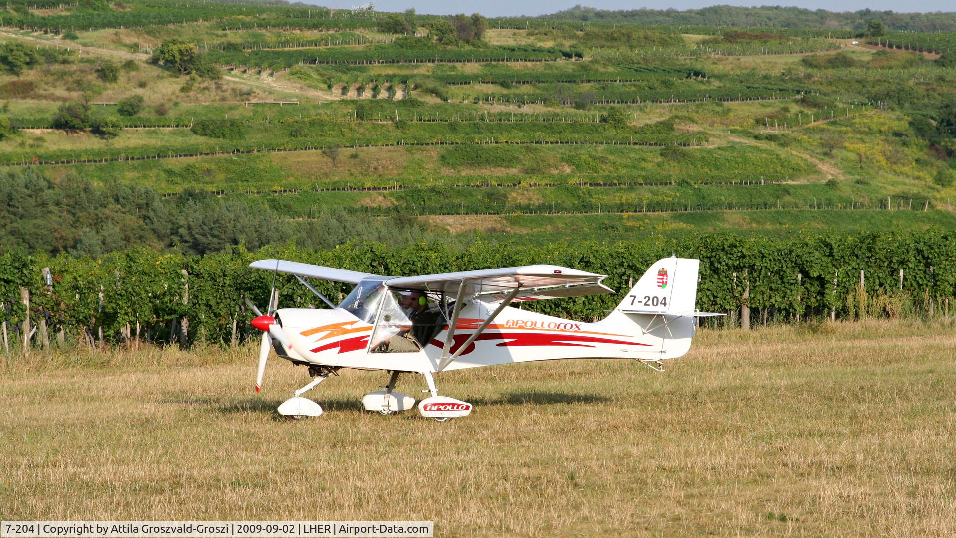 7-204, Apollo Fox C/N 060908, Eger, Apollo Airport, Hungary