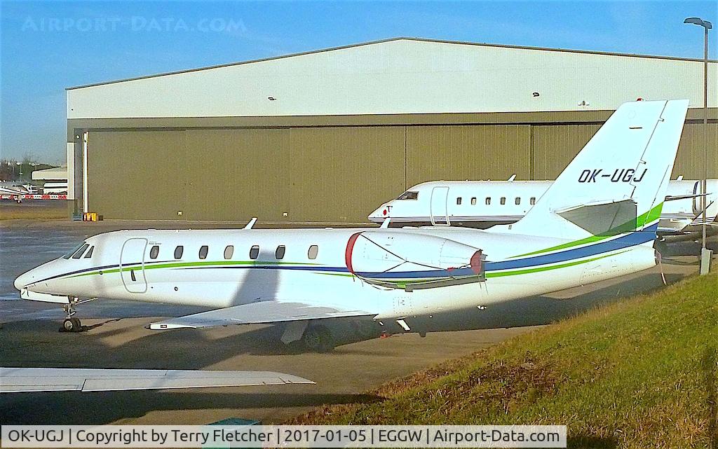 OK-UGJ, 2012 Cessna 680 Citation Sovereign C/N 680-0324, 2012 Cessna 680 Citation Sovereign, c/n: 680-0324 at Luton