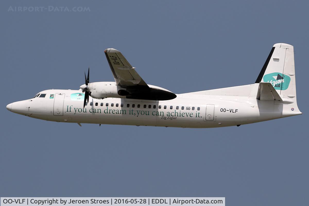 OO-VLF, 1991 Fokker 50 C/N 20208, dusseldorf