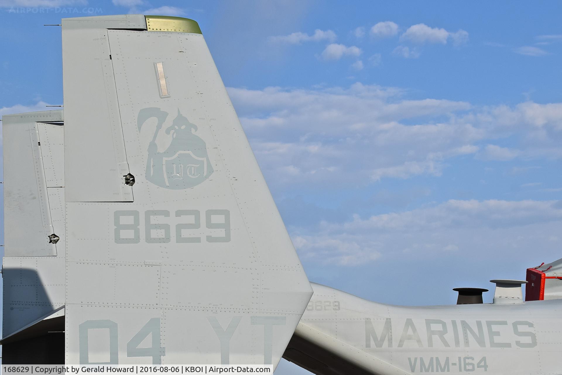 168629, Bell-Boeing MV-22B Osprey C/N D0284, VMM-164 