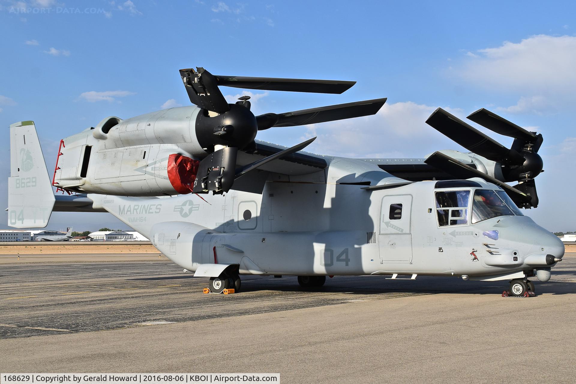 168629, Bell-Boeing MV-22B Osprey C/N D0284, VMM-164 