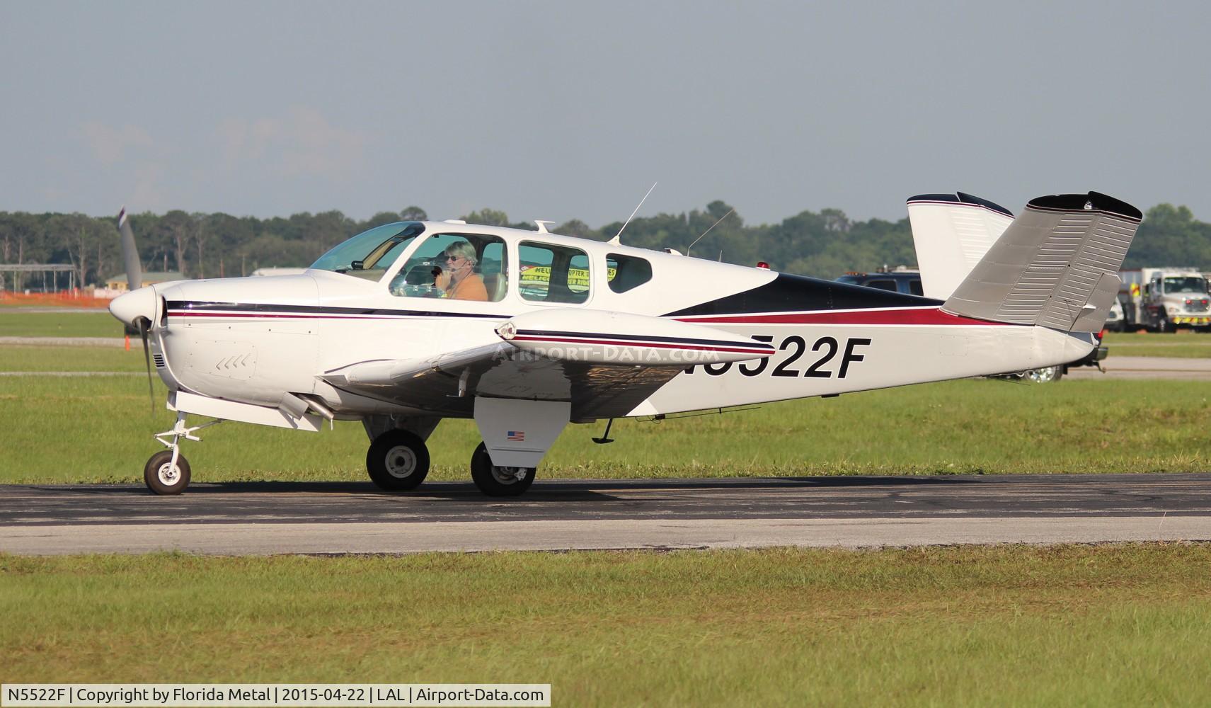 N5522F, 1957 Beech H35 Bonanza C/N D-5019, Beech H35