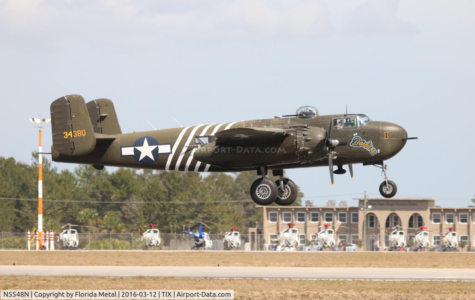 N5548N, 1943 North American B-25H Mitchell C/N 98-21107, Barbie III