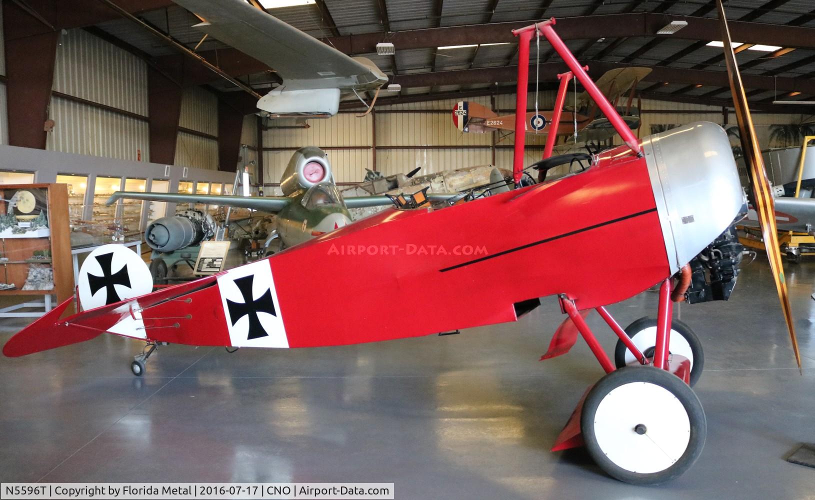 N5596T, 1980 Fokker Dr.1 Triplane Replica C/N DH-1, Triplane